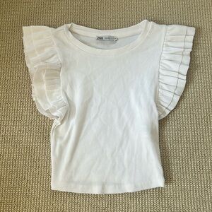 ZARA white top size small